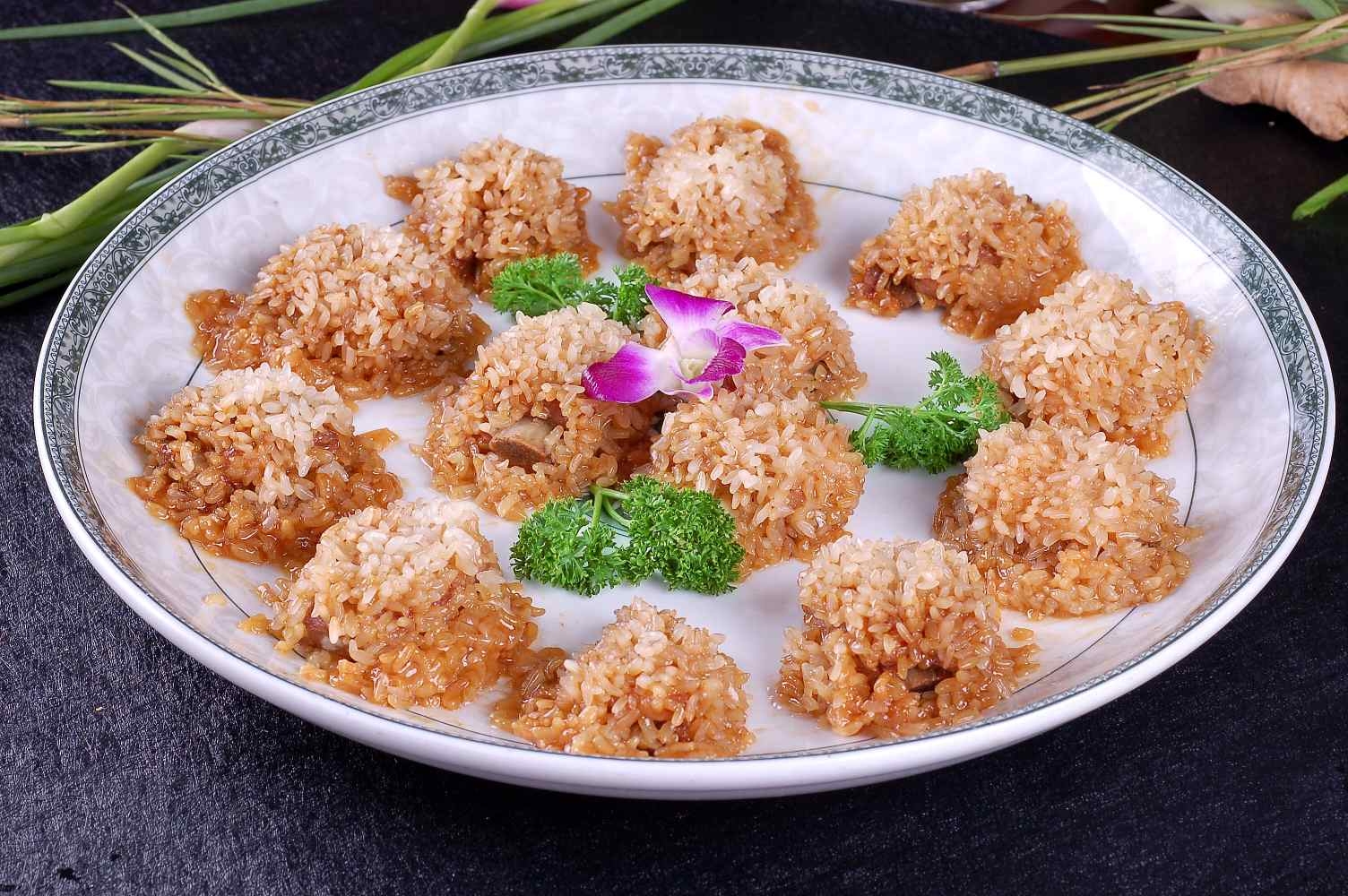 高清图片餐饮美食川菜糯米排骨高清图片