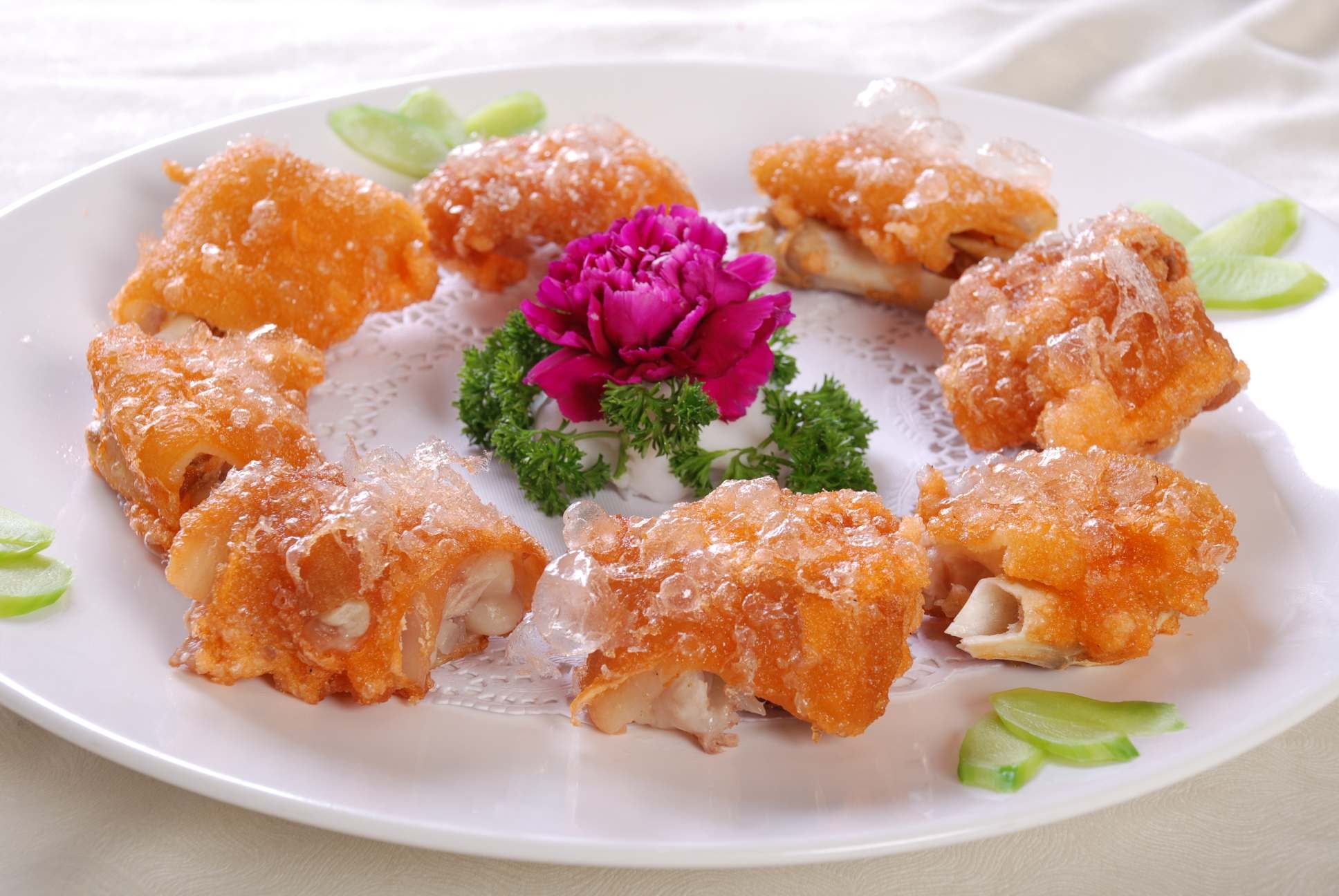 餐饮美食脆皮猪手宣传图片灯箱