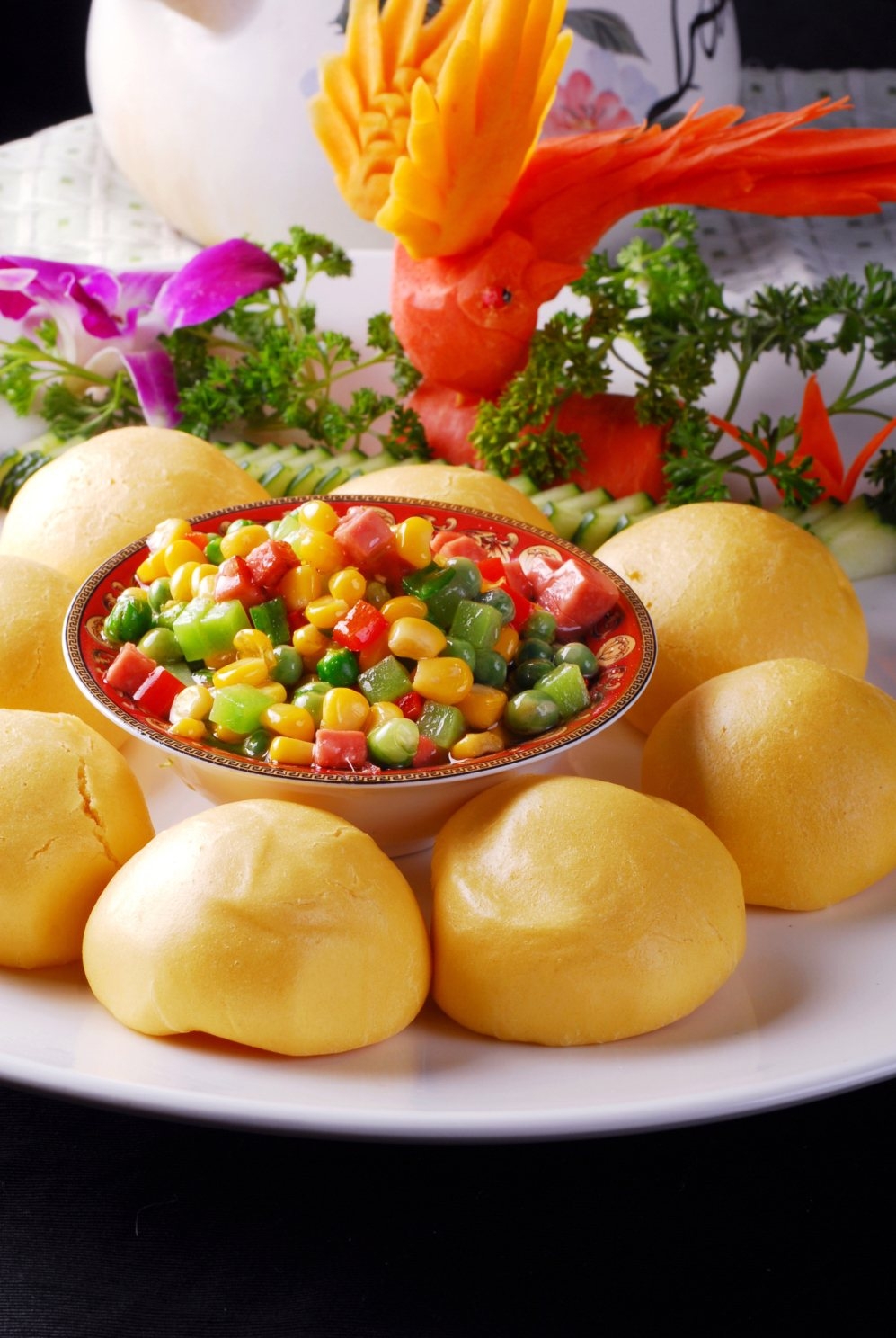 粗粮窝窝头高清图片