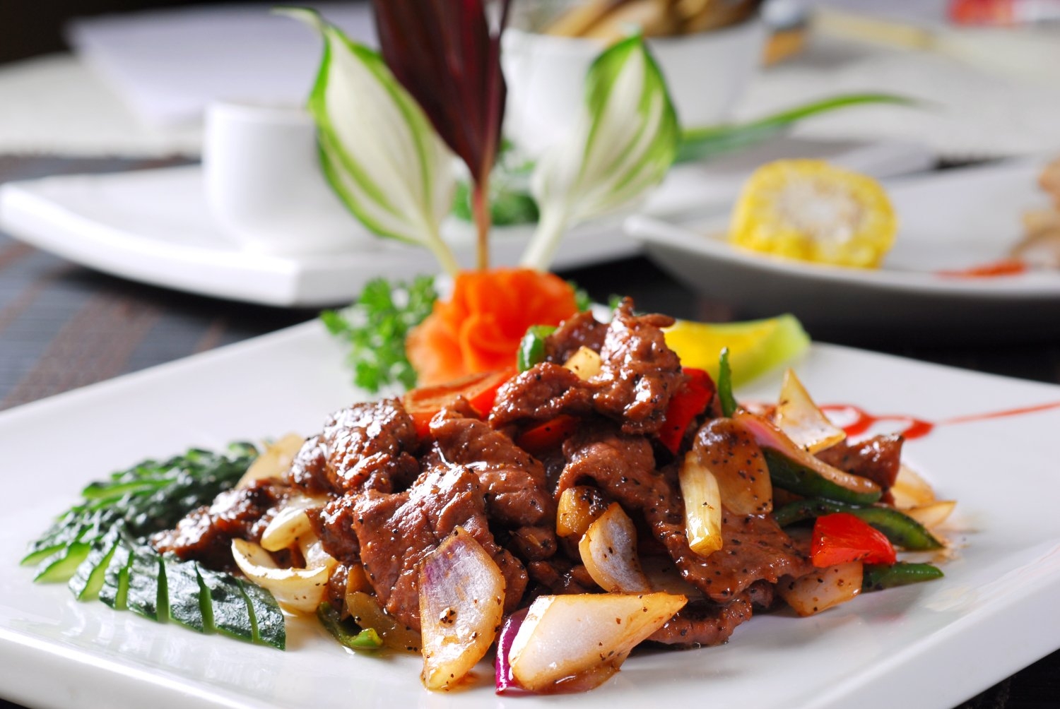 黑椒牛柳高清图片