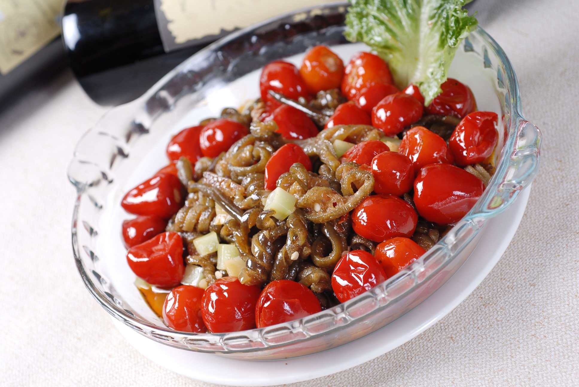 餐饮美食泡椒海茸藻宣传图片灯箱