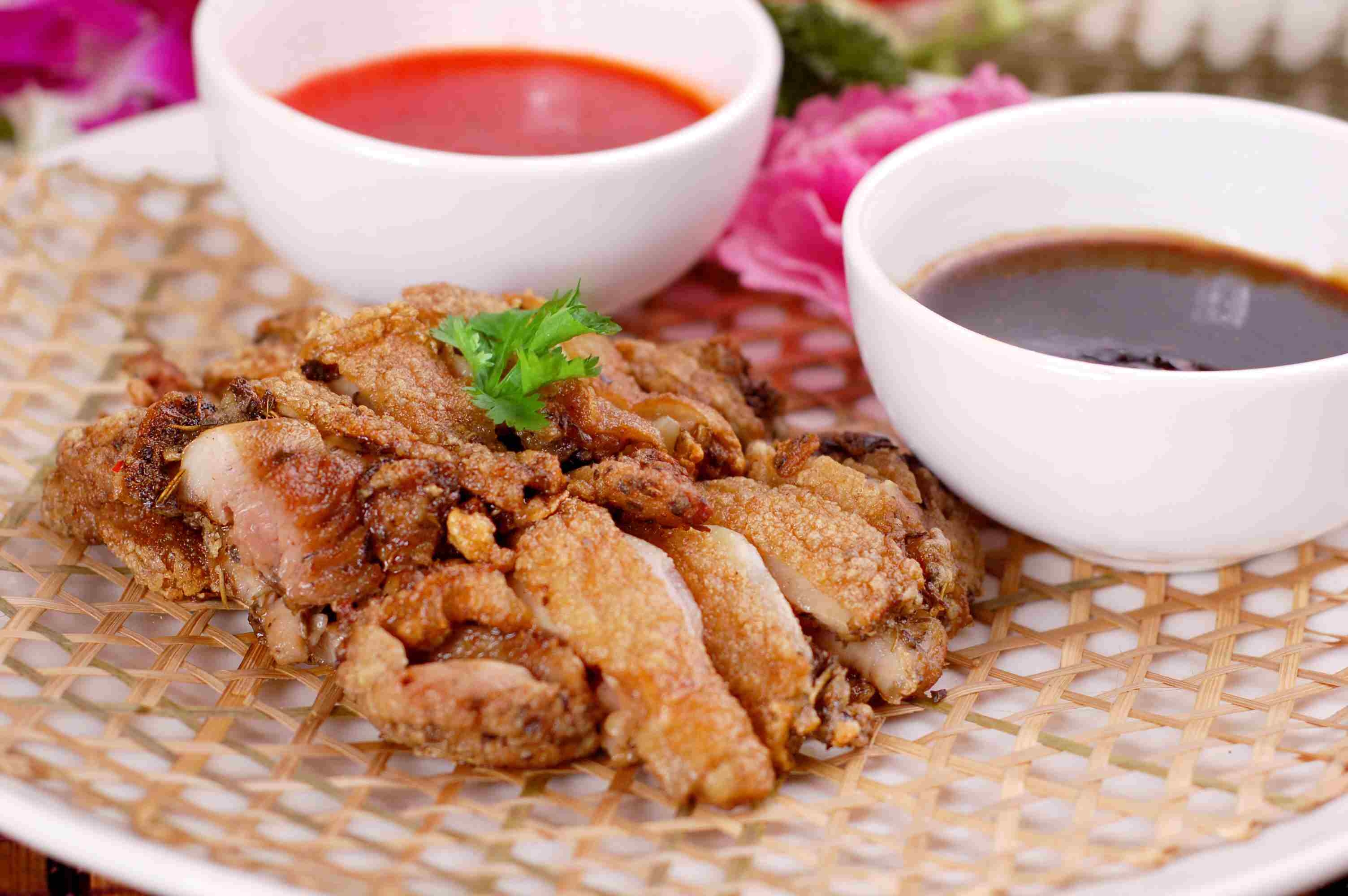 餐饮美食川菜私房菜西式双味鸡扒高清图片795