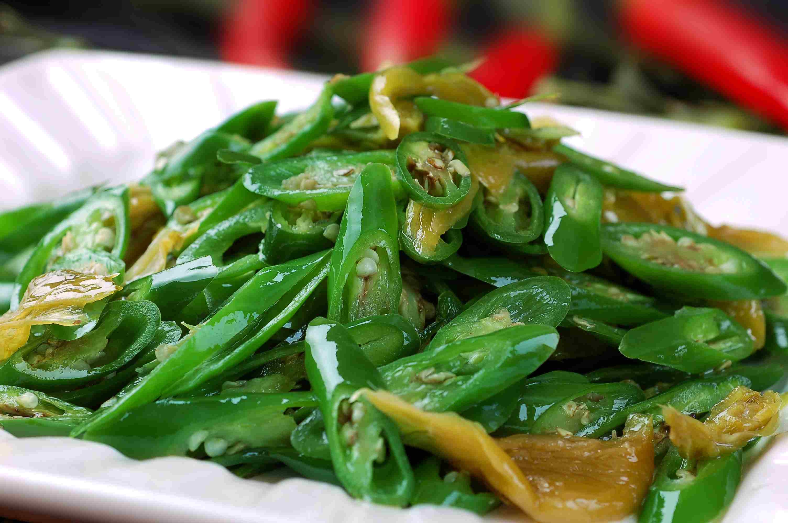 高清图片餐饮美食川菜酸菜尖椒高清图片