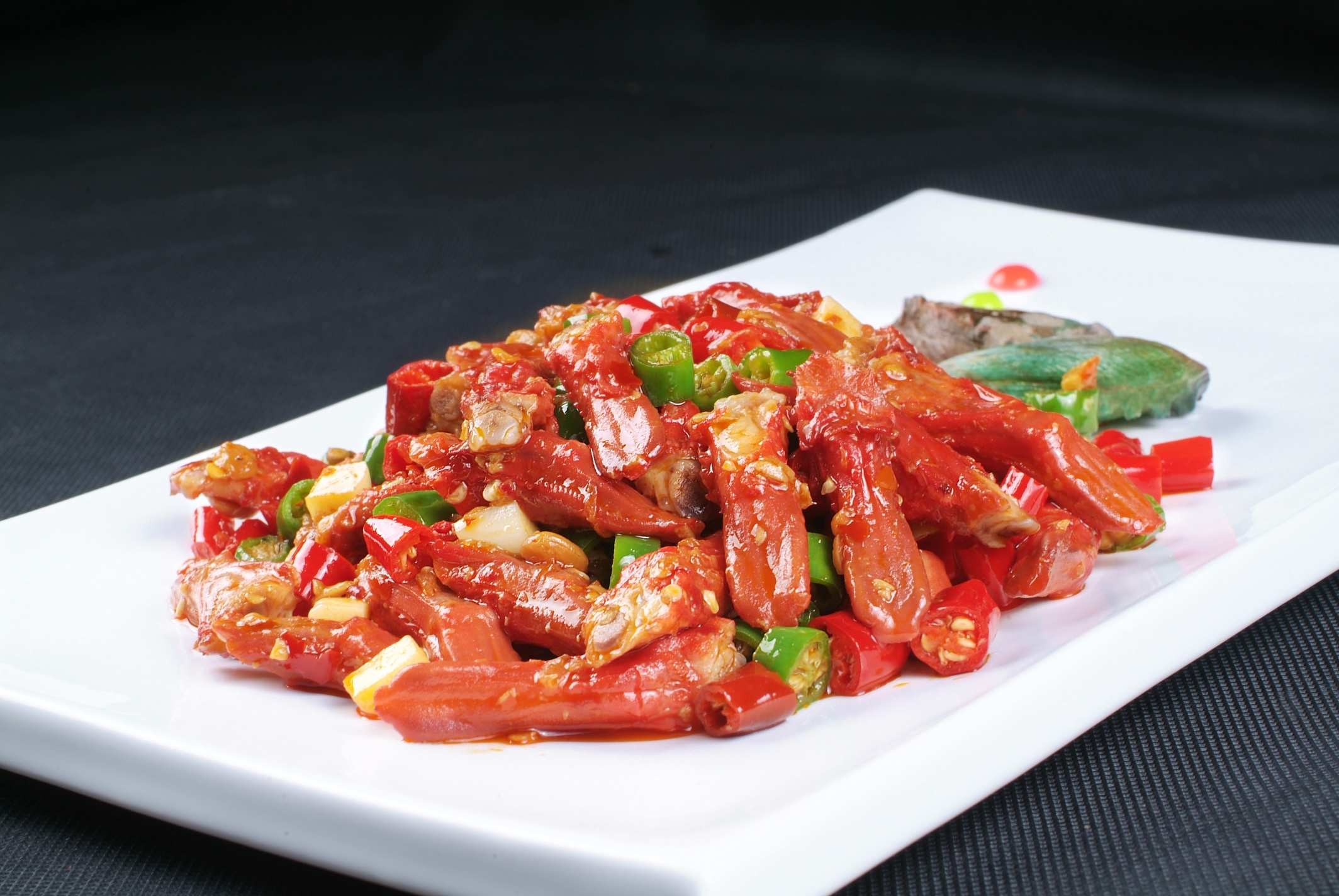 高清图片餐饮美食川菜川川椒鸭舌高清图片