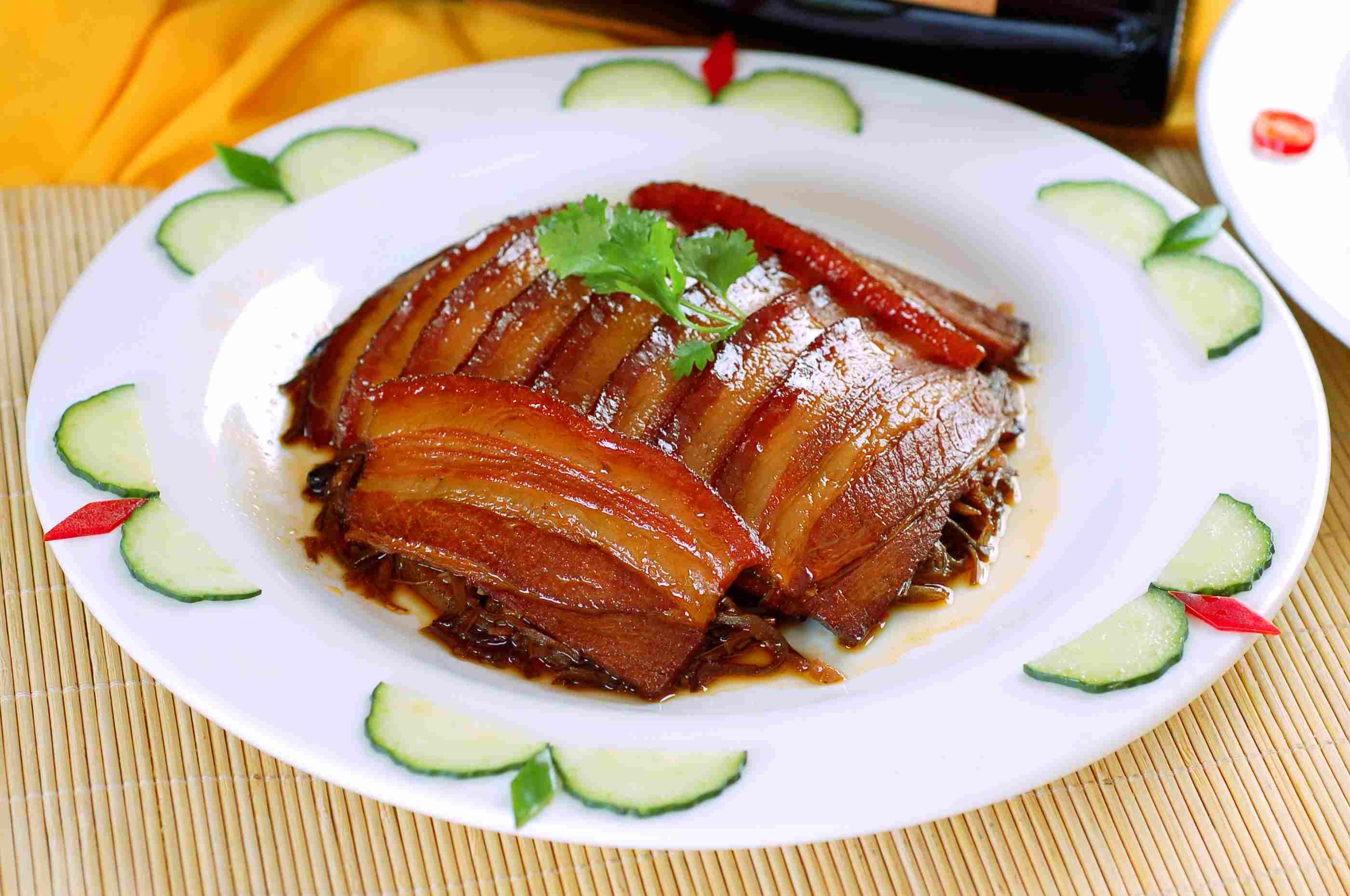 餐饮美食咸烧白宣传图片灯箱