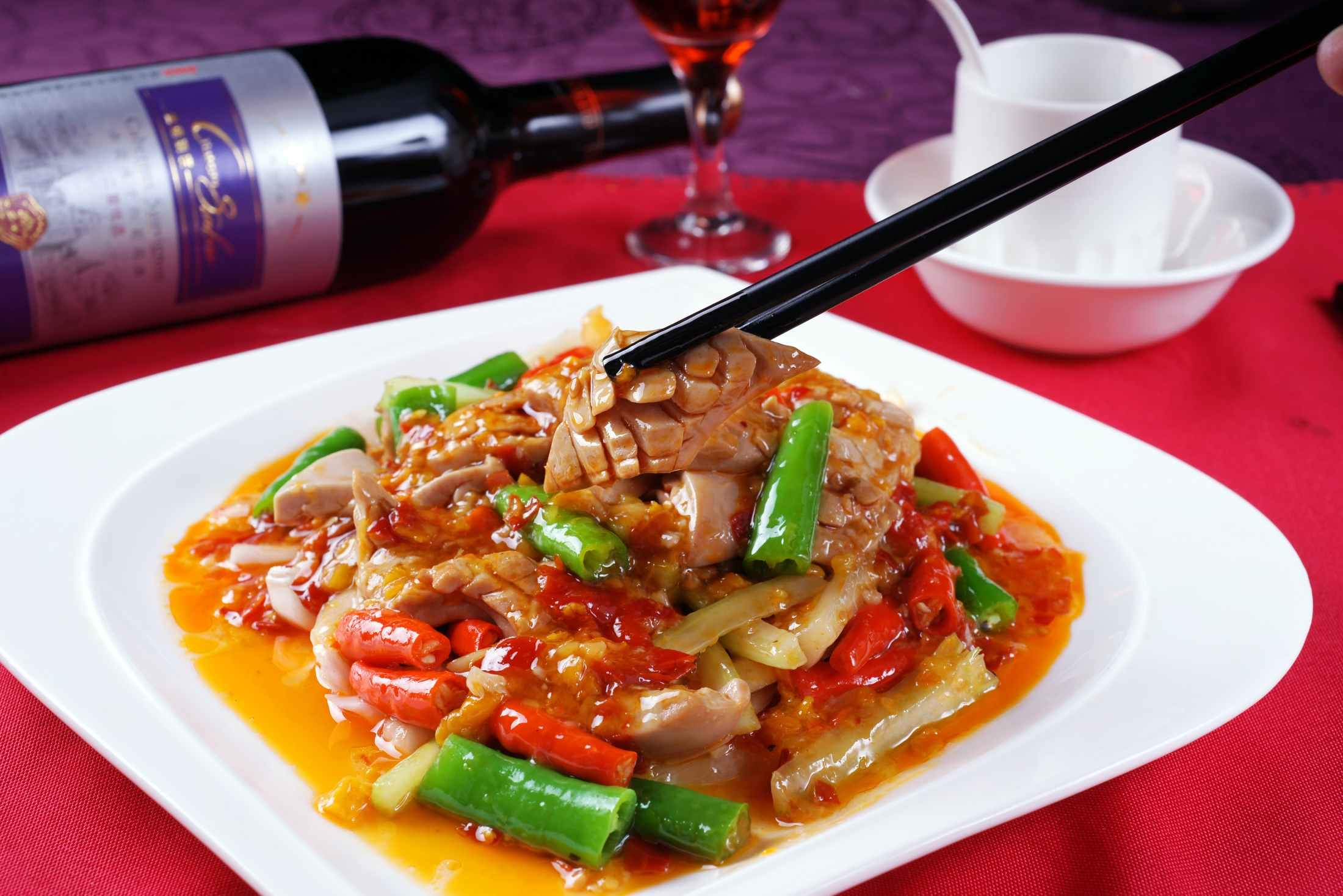 高清图片餐饮美食川菜双椒腰块高清图片