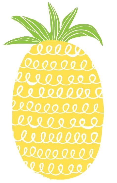 卡通凤梨卡通菠萝免抠透明素材设计图 (9)