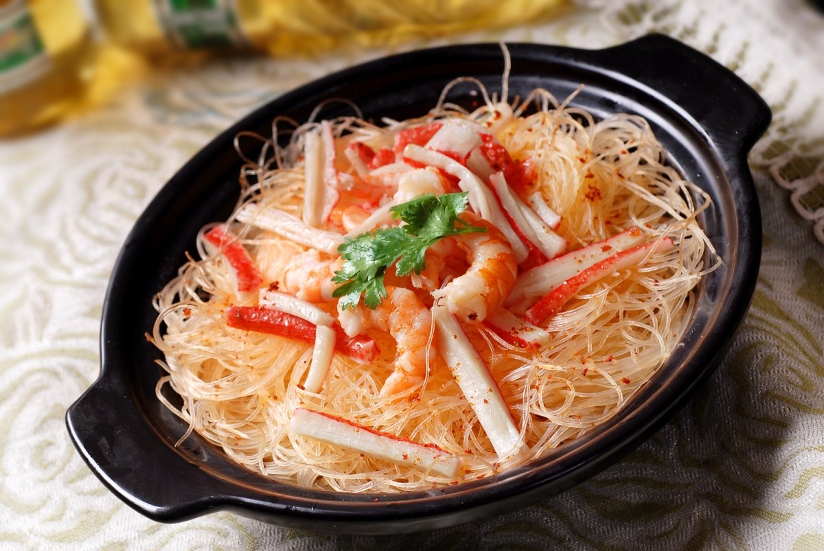 高清图片餐饮美食川菜海皇捞粉丝高清图片