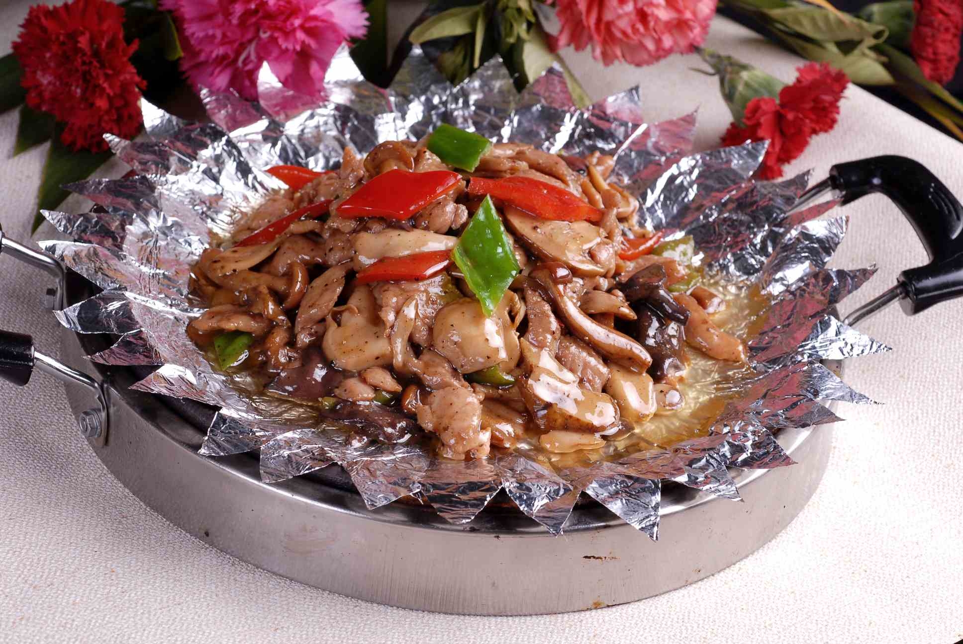 高清图片餐饮美食川菜黑椒脆鹅肉高清图片190