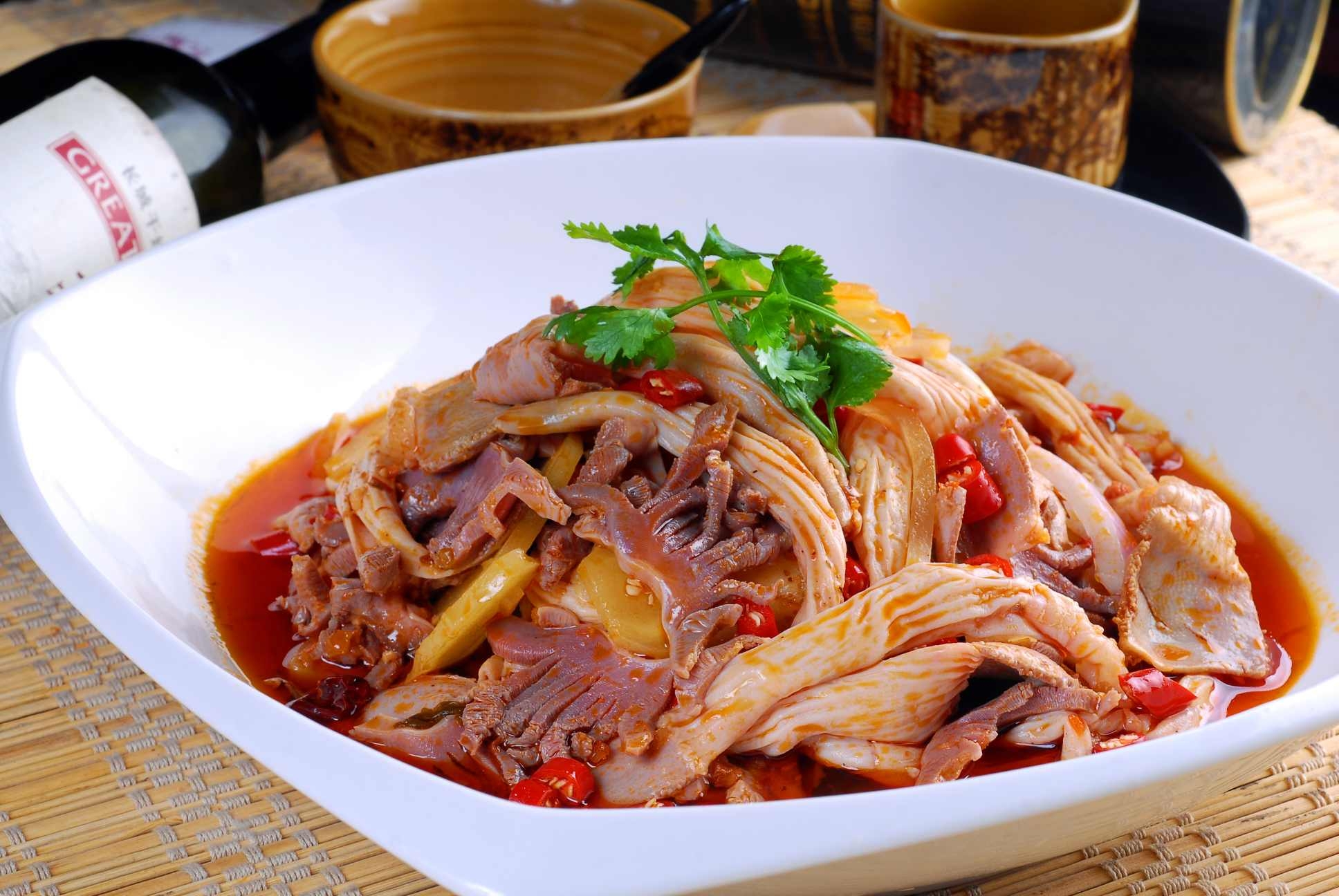 餐饮美食川菜鸡杂王高清图片