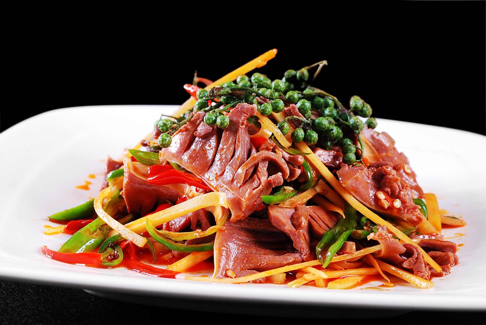 餐饮美食川菜招牌火爆菌肝高清图片994