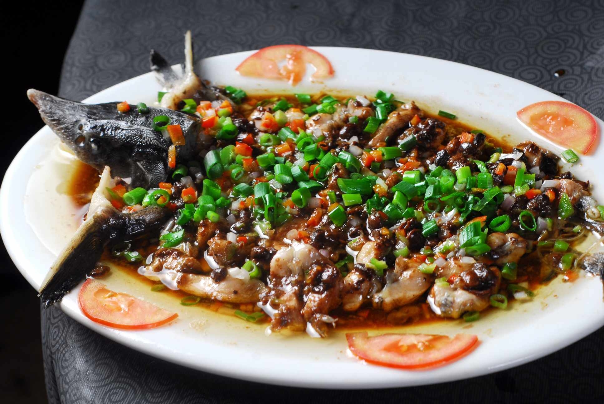 高清图片餐饮美食川菜特色豆鼓鲟鱼高清图片810