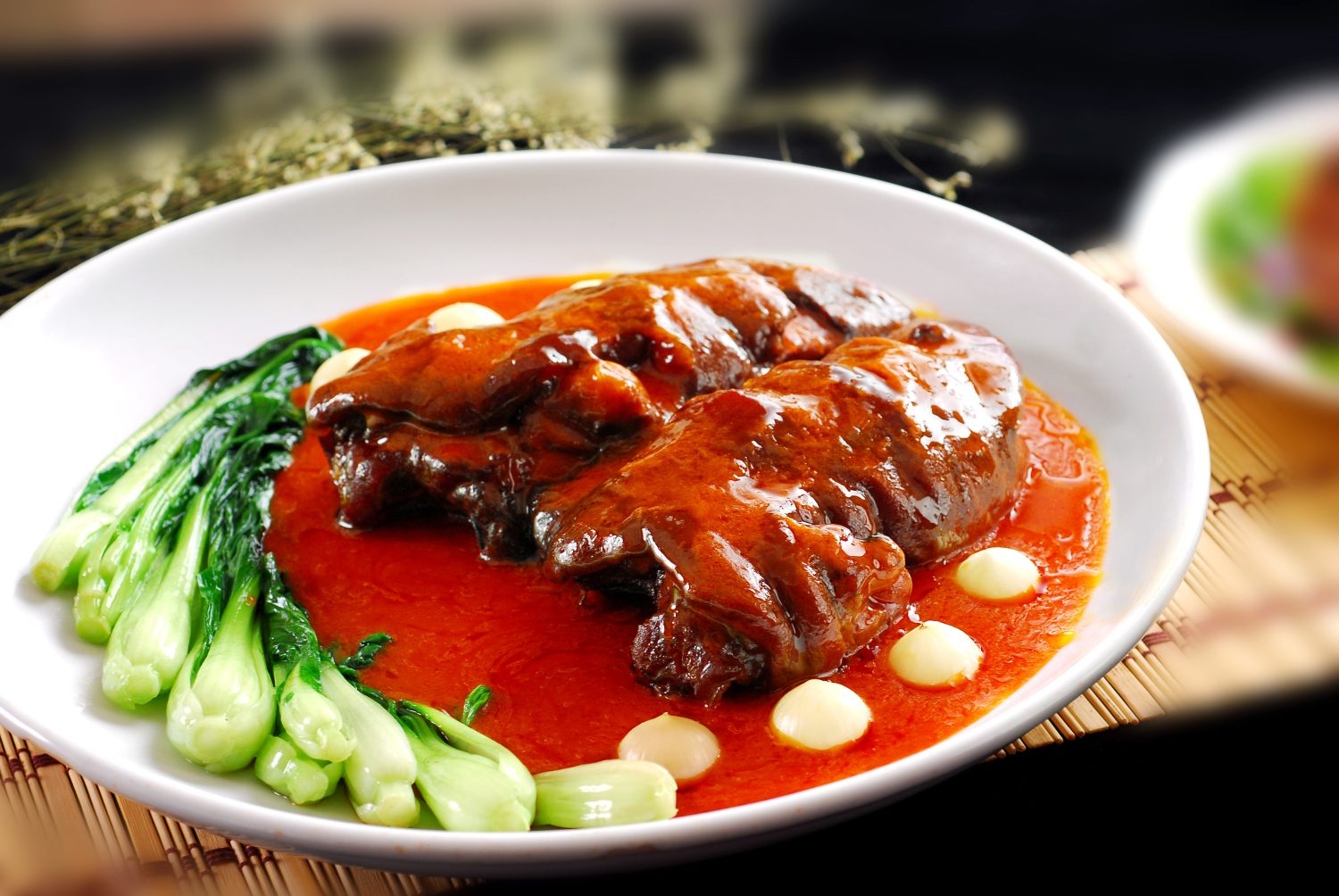 餐饮美食牛掌宣传图片灯箱