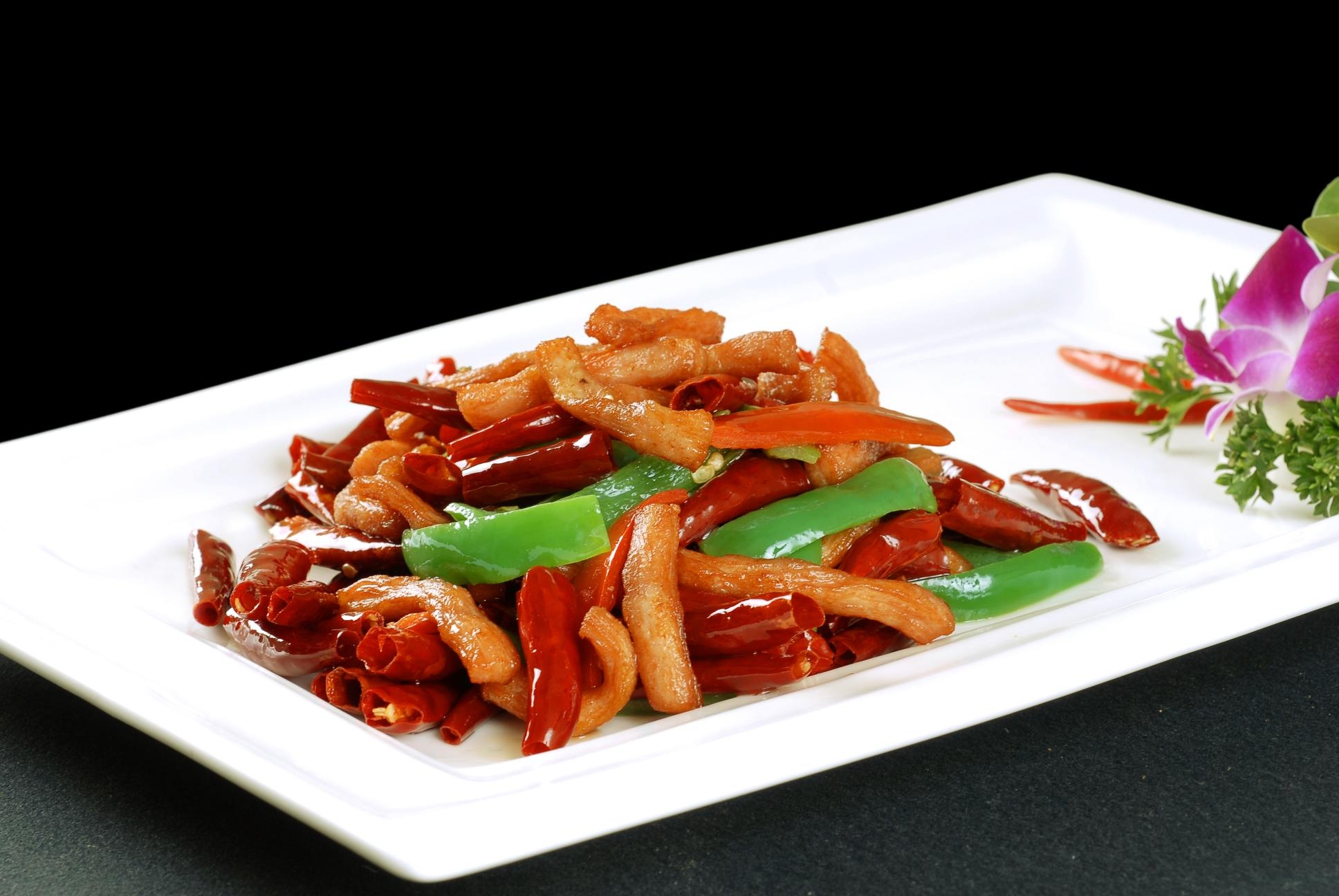 餐饮美食辣仔脆肉宣传图片灯箱