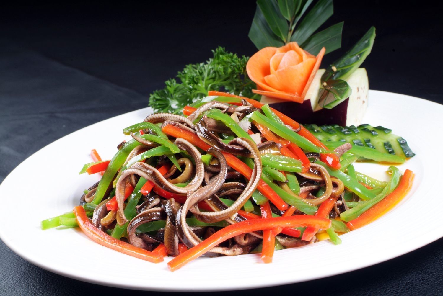 高清图片餐饮美食川菜风味鳝丝高清图片123