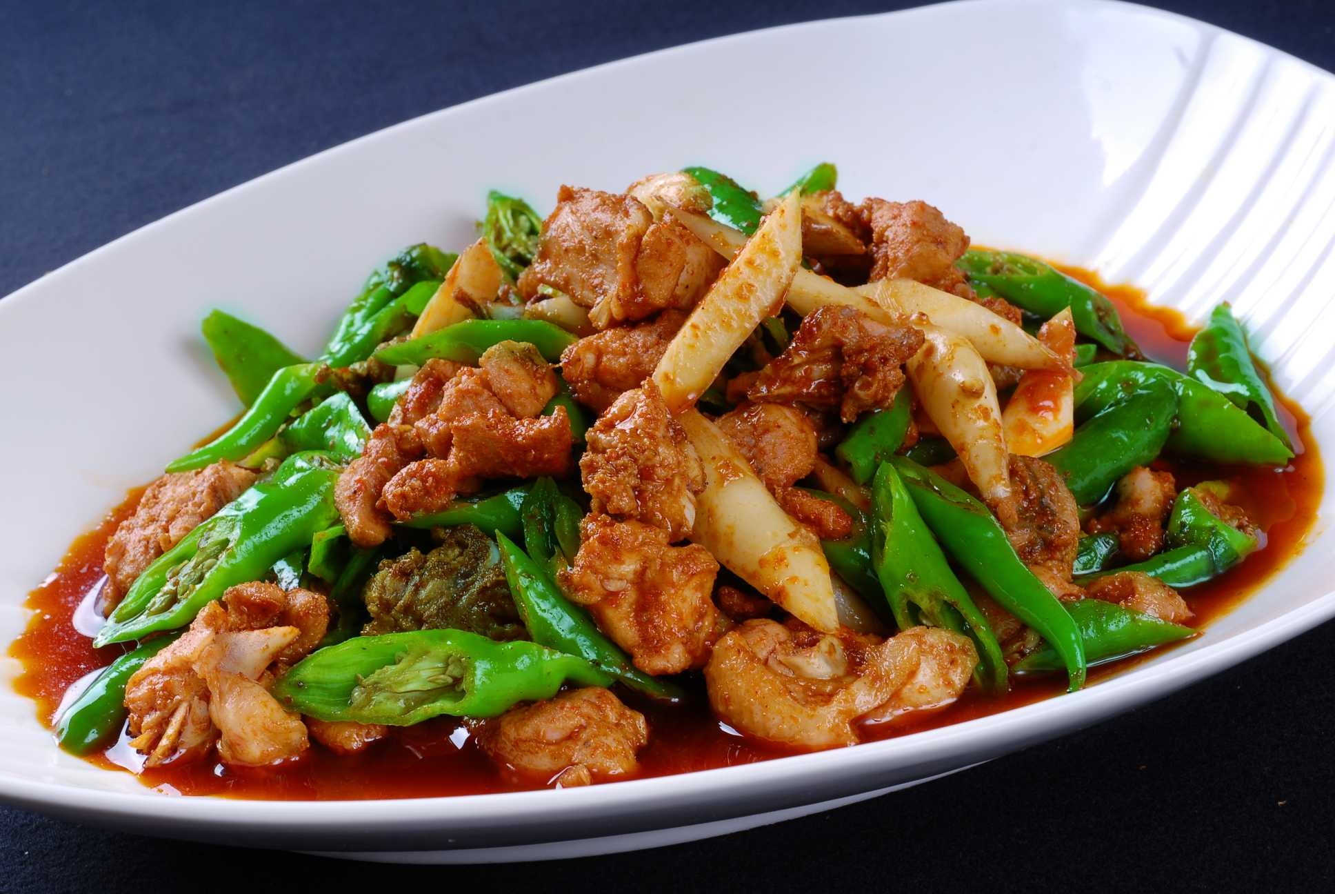 鲜椒鸡高清图片