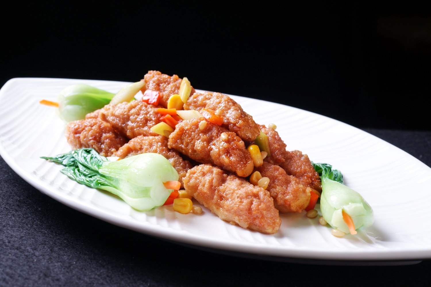 餐饮美食热川-烧汁焗酿凤凰菇宣传图片灯箱