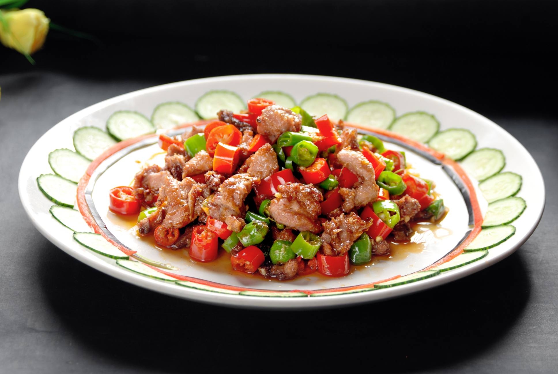 高清图片餐饮美食川菜干煸野鸡高清图片139