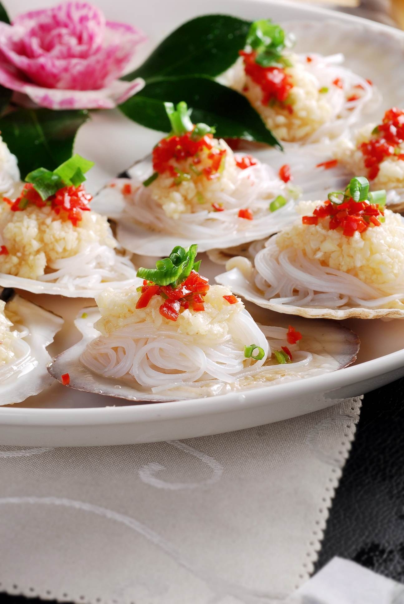 高清图片餐饮美食川菜银丝扇贝高清图片