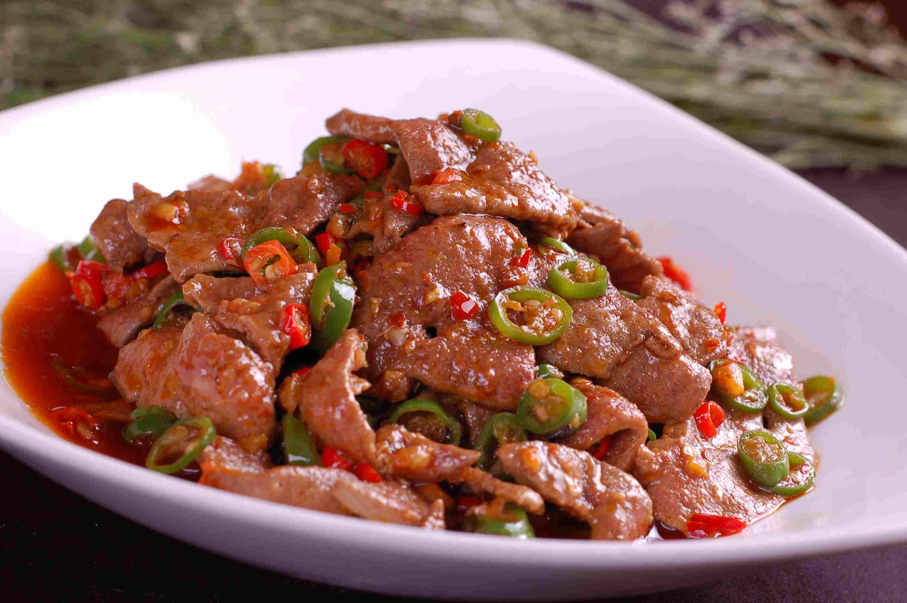 高清图片餐饮美食川菜巧手猪肝高清图片581