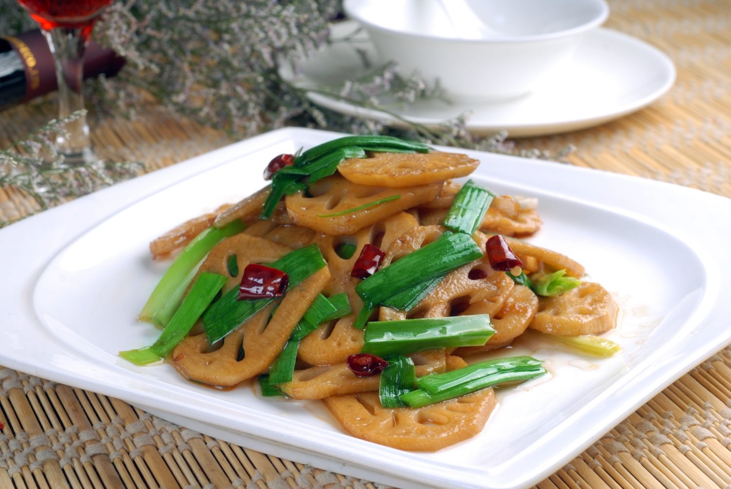 高清图片餐饮美食川菜卤味回锅藕高清图片