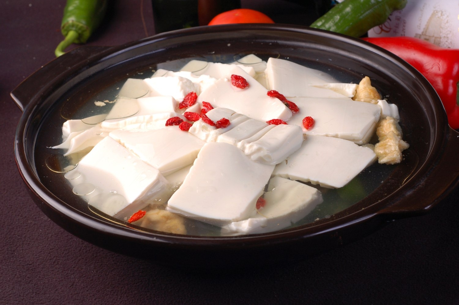 热菜滋补豆花高清图片