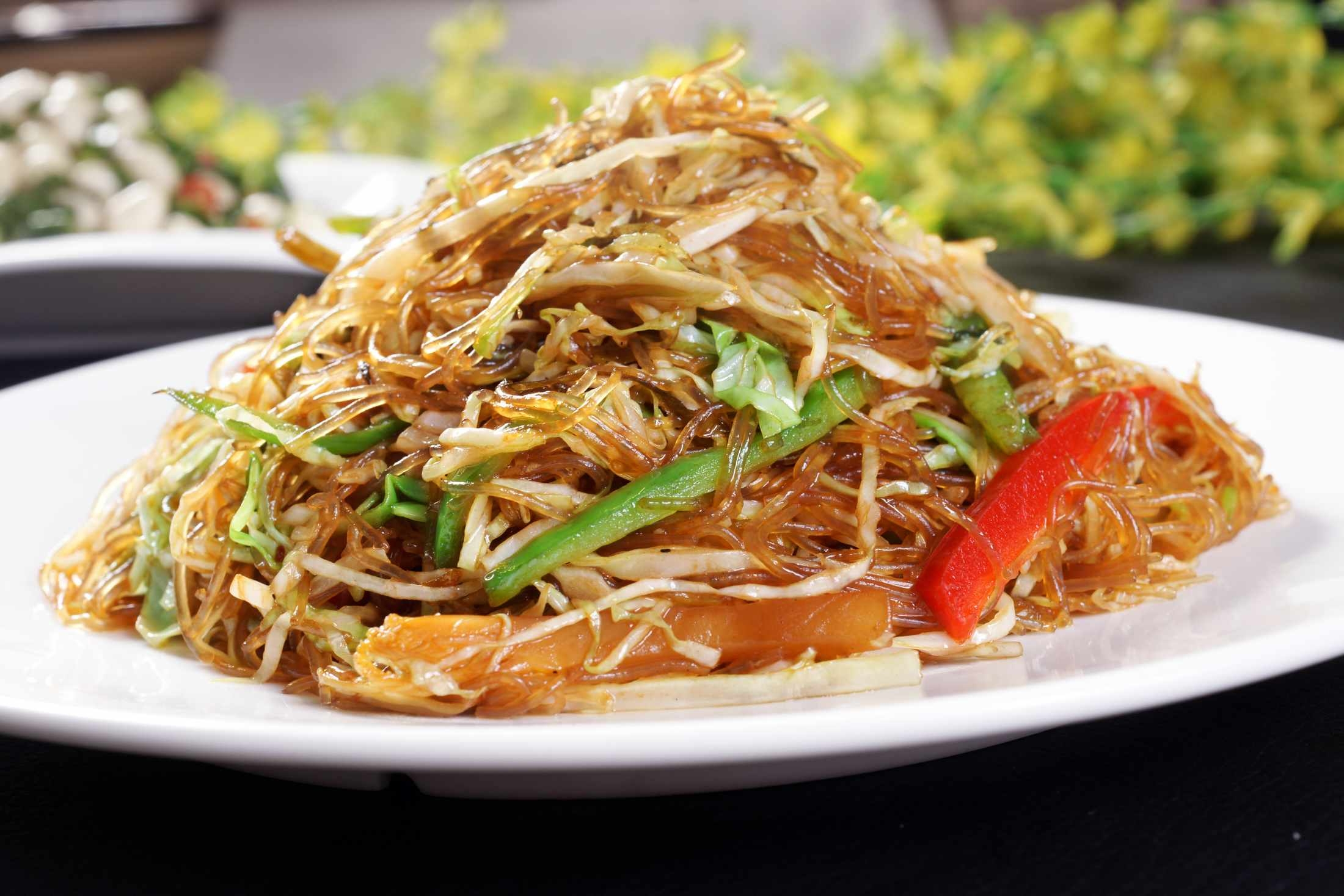 餐饮美食川菜莲白粉丝高清图片