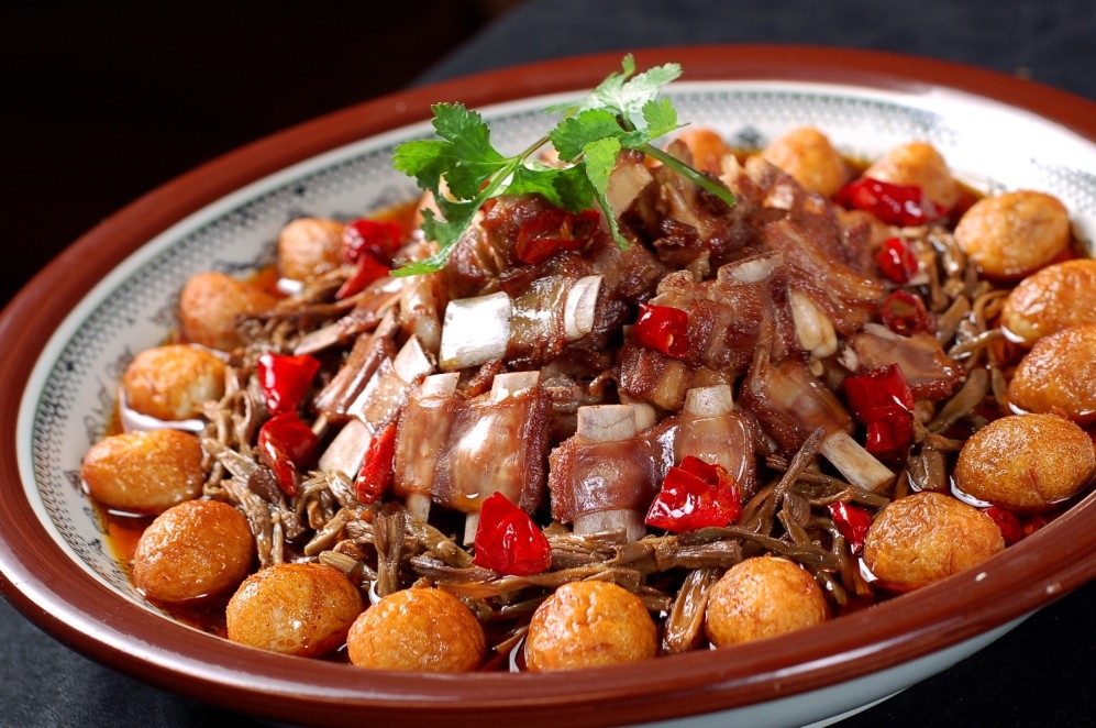 高清图片餐饮美食川菜热菜茶叶蛋烧羊肉高清图片633