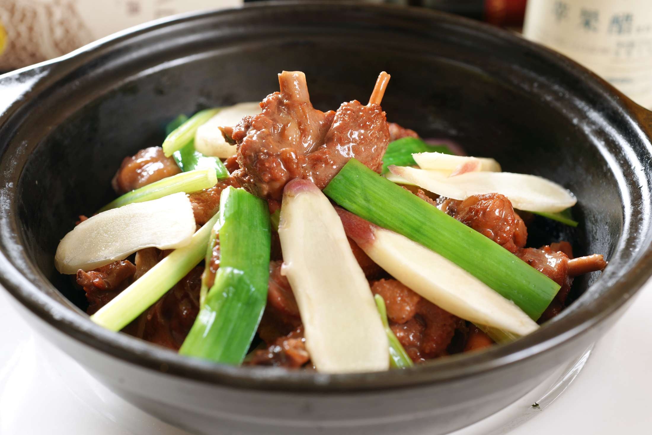 餐饮美食仔姜焖鸭宣传图片灯箱