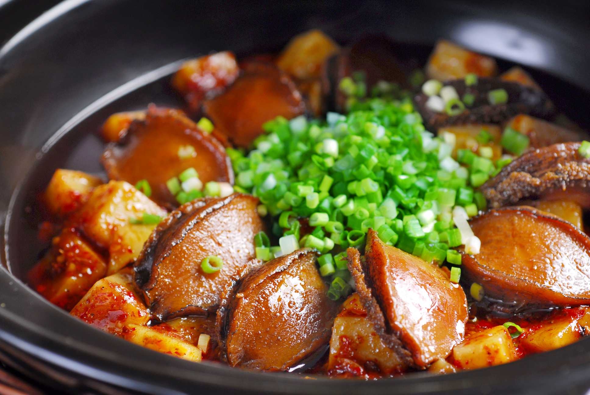 高清图片餐饮美食川菜凉粉烧鲍鱼高清图片427