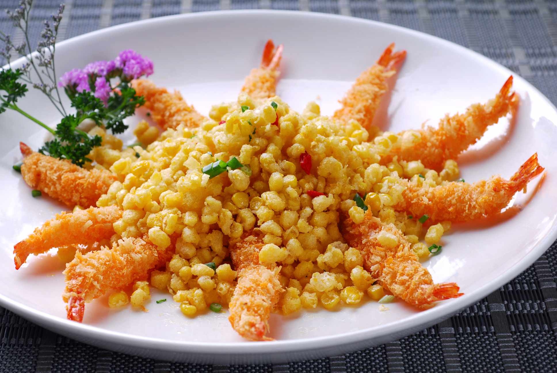 金沙芙蓉虾1高清图片