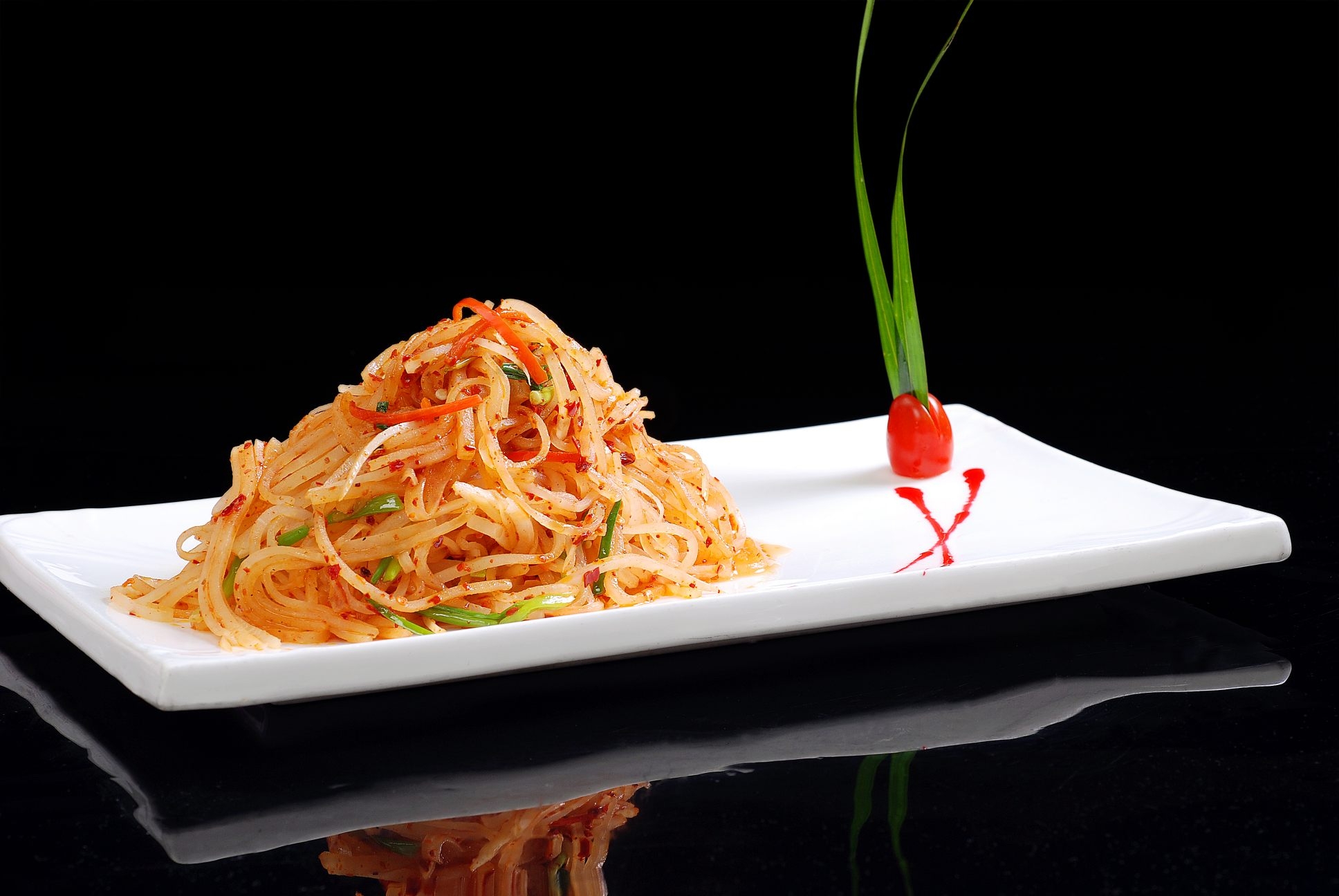 餐饮美食川菜乡村萝卜丝高清图片