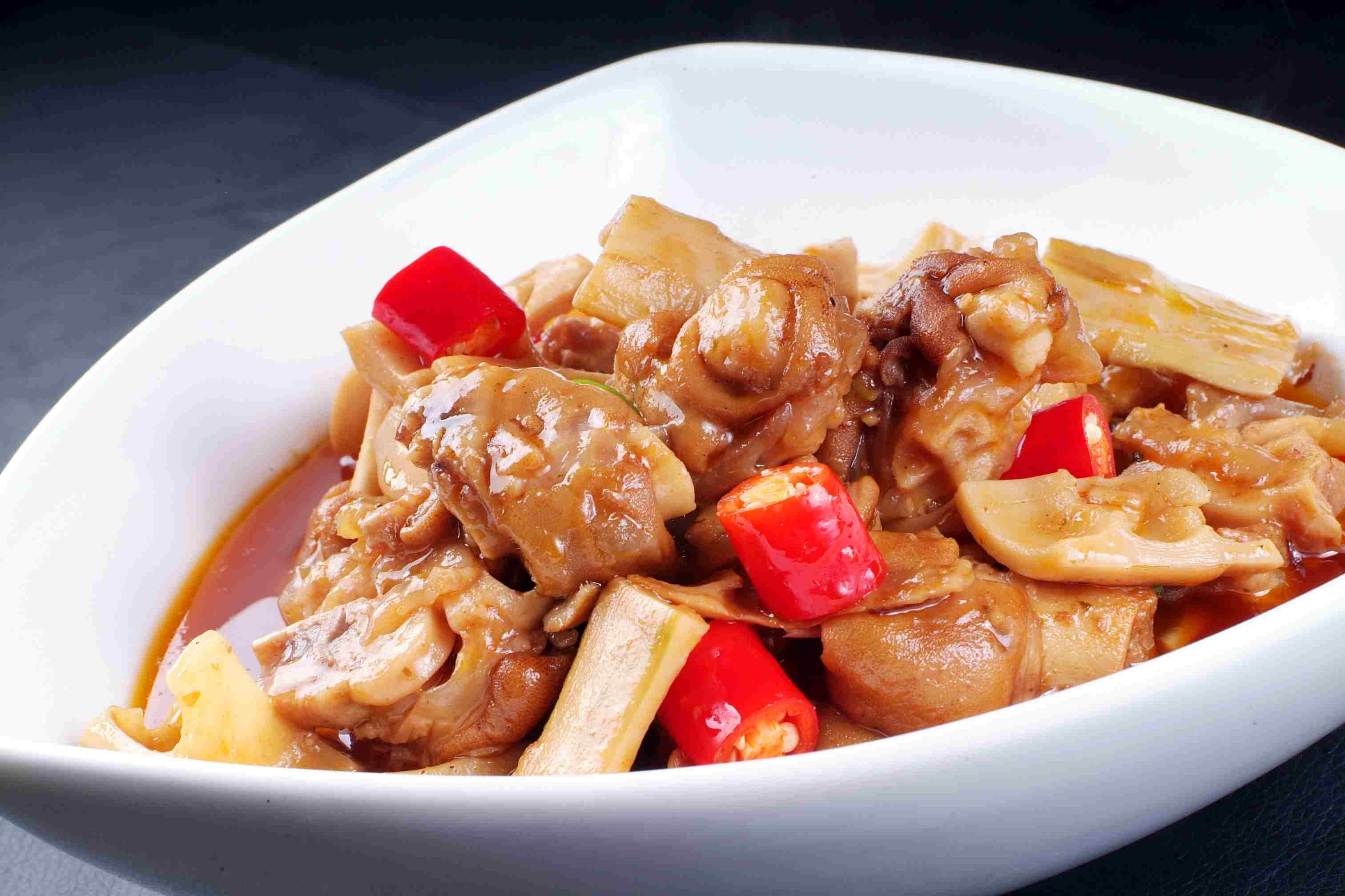 餐饮美食川菜脆笋煨羊蹄高清图片73