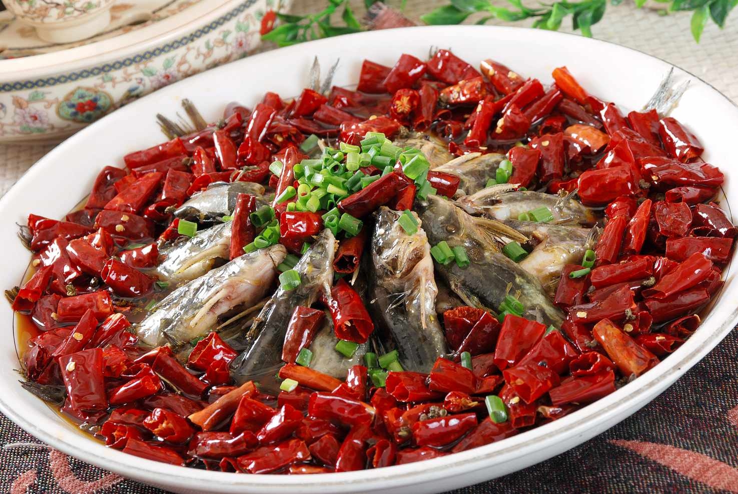 高清图片餐饮美食川菜香辣黄辣丁高清图片