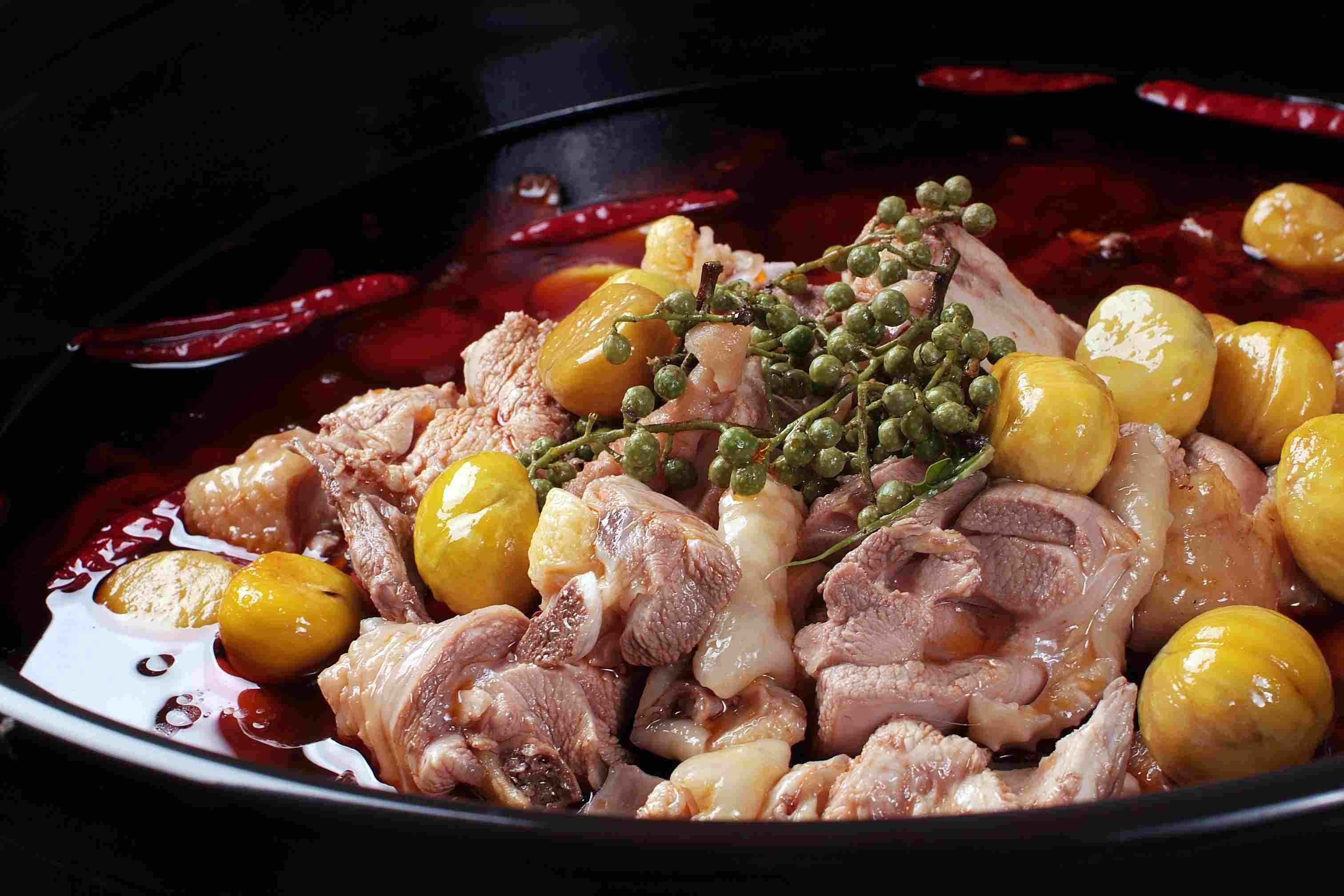 高清图片餐饮美食川菜板栗烧鸡高清图片14