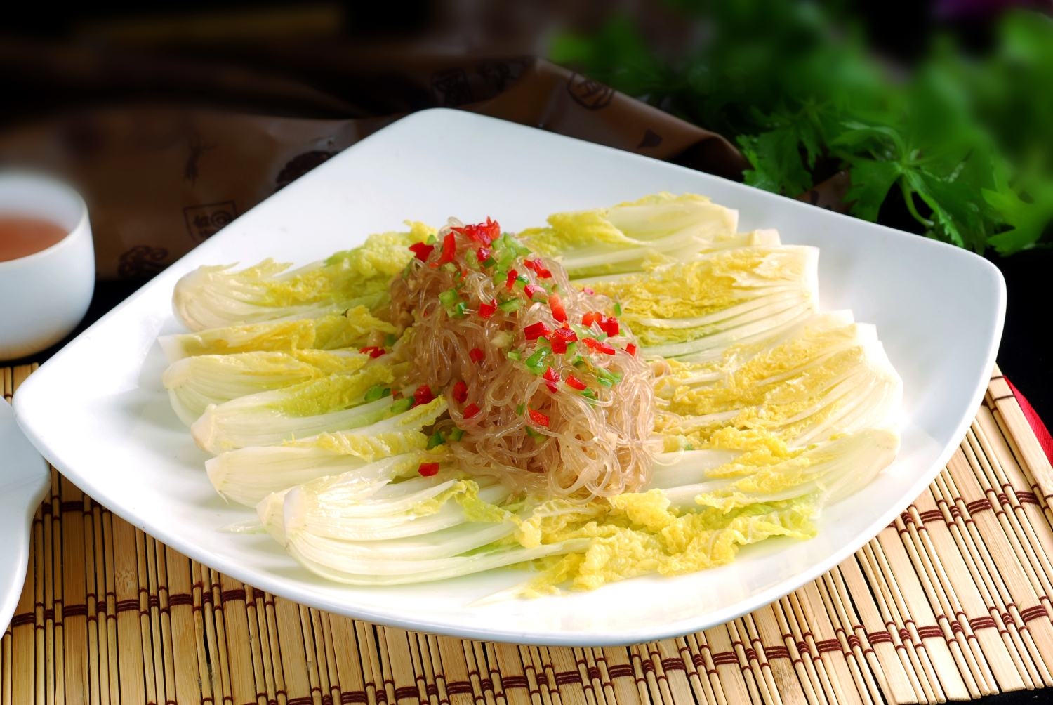 美味粉丝芽白高清图片