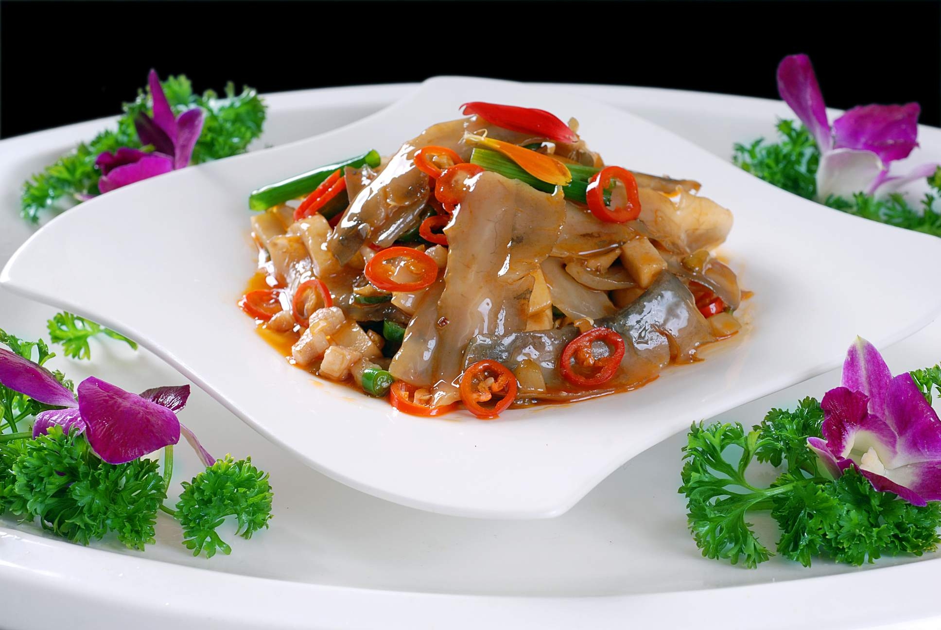 餐饮美食家常裙边(1)高清图片