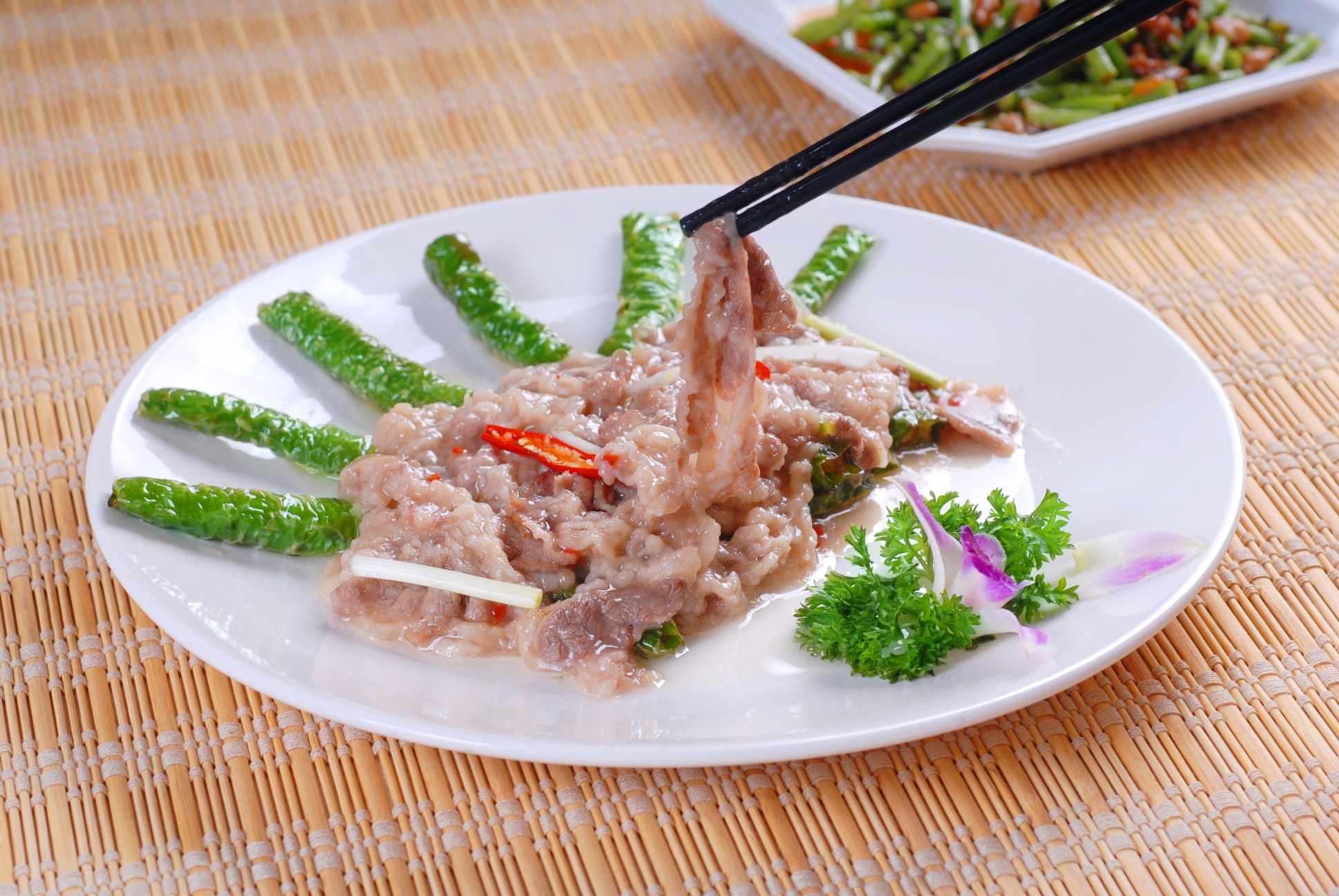 高清图片餐饮美食川菜虎皮肥牛高清图片