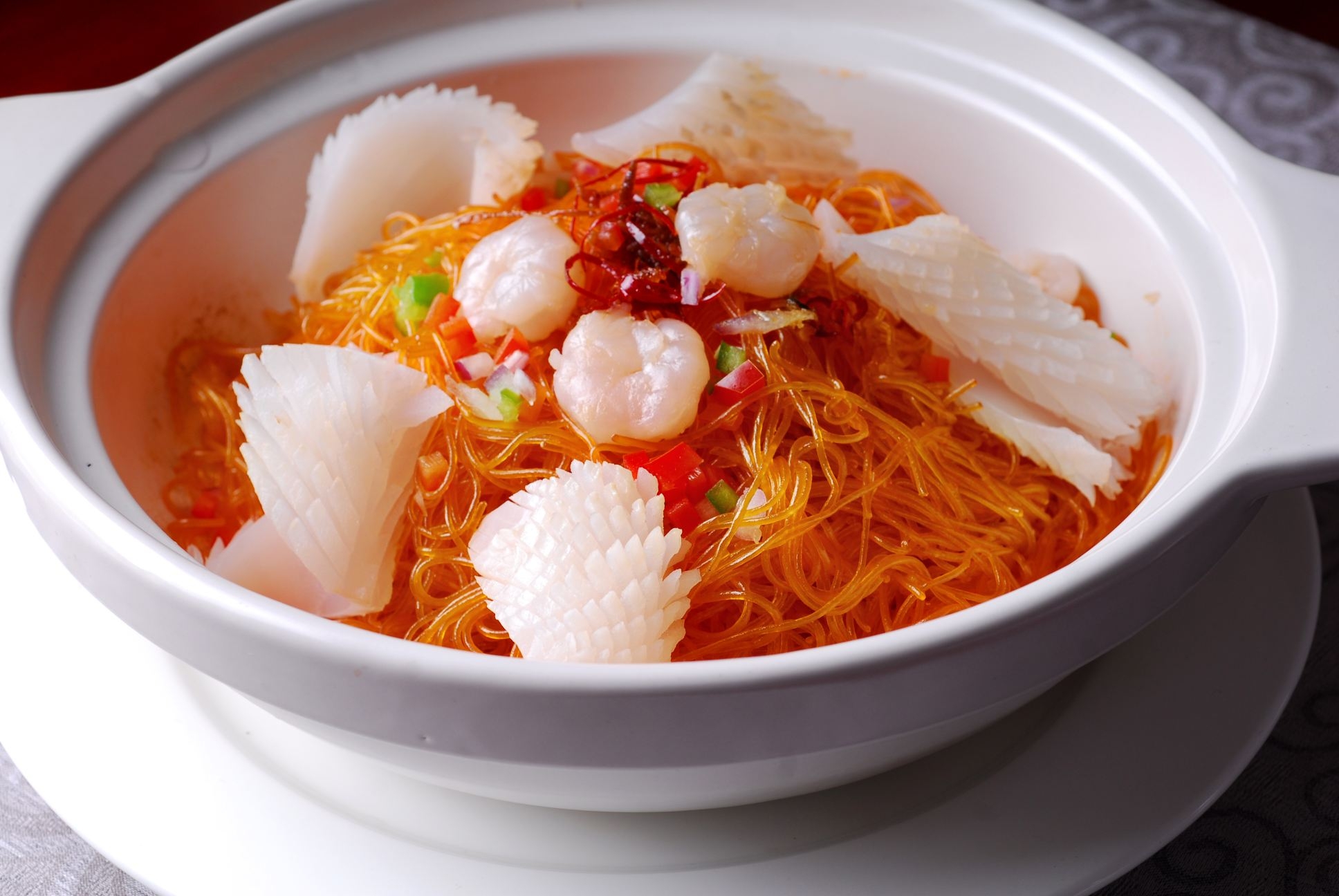 餐饮美食双椒捞粉丝宣传图片灯箱