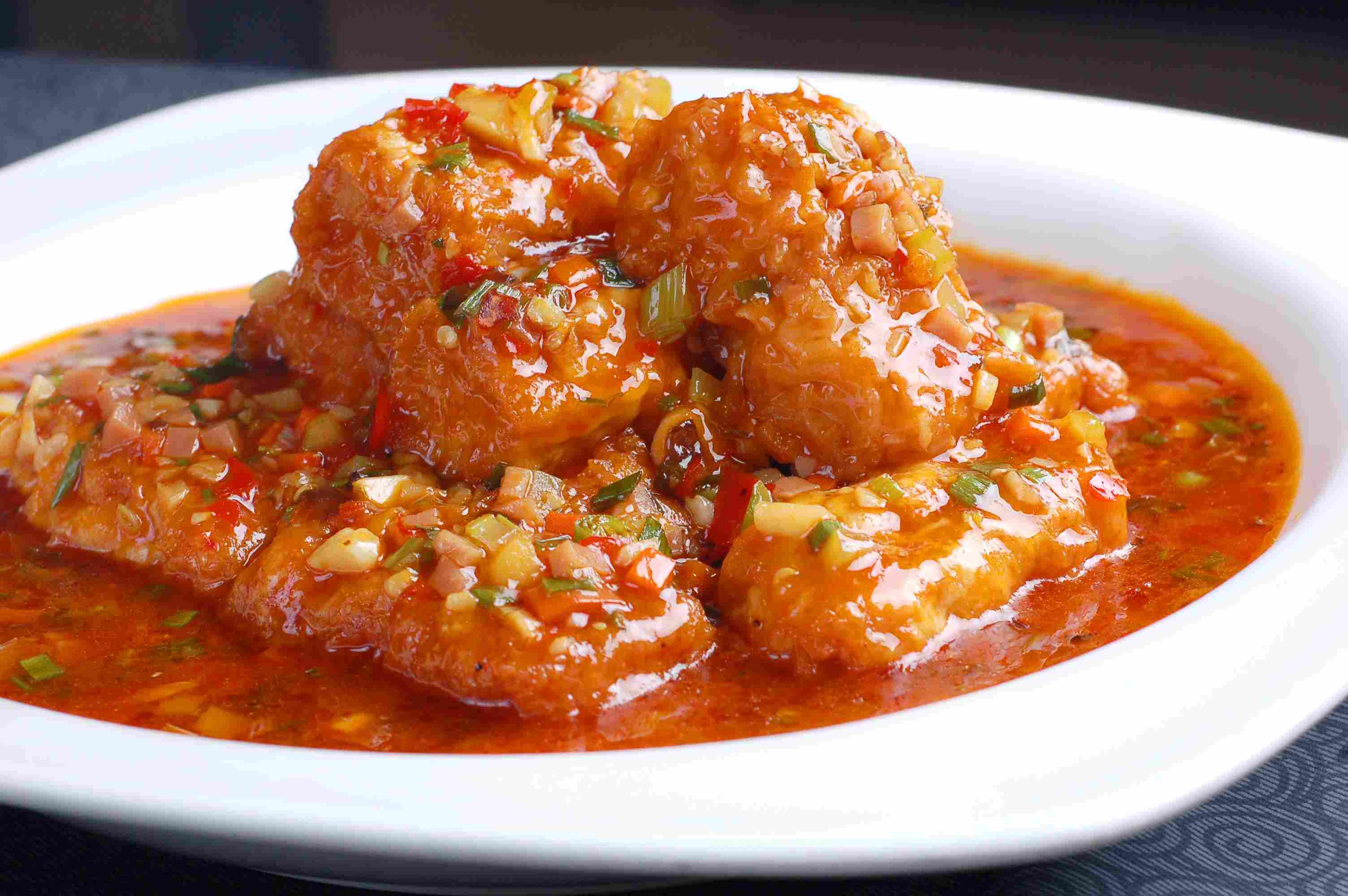 餐饮美食川菜锅煎豆腐高清图片202