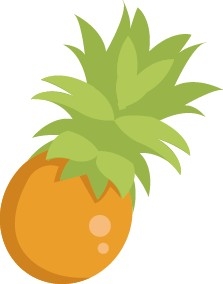 卡通凤梨卡通菠萝免抠透明素材设计图 (5)