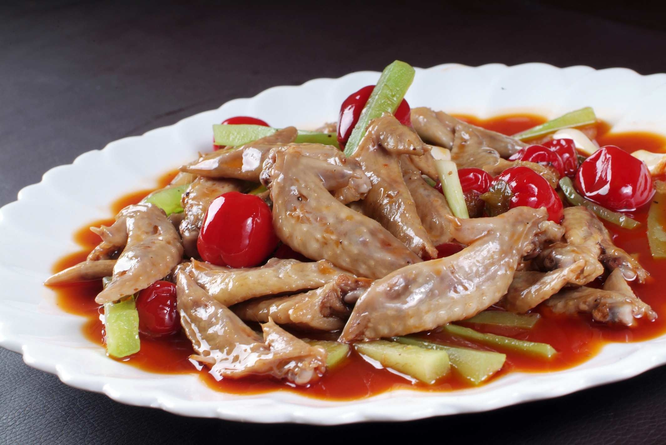 泡椒鸡尖高清图片