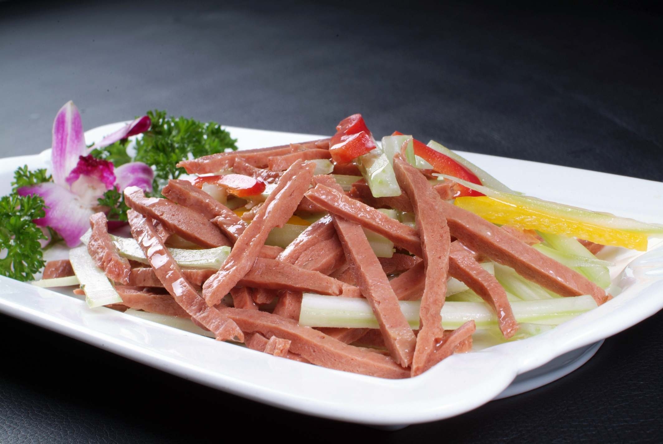 高清图片餐饮美食川菜西芹牛柳高清图片