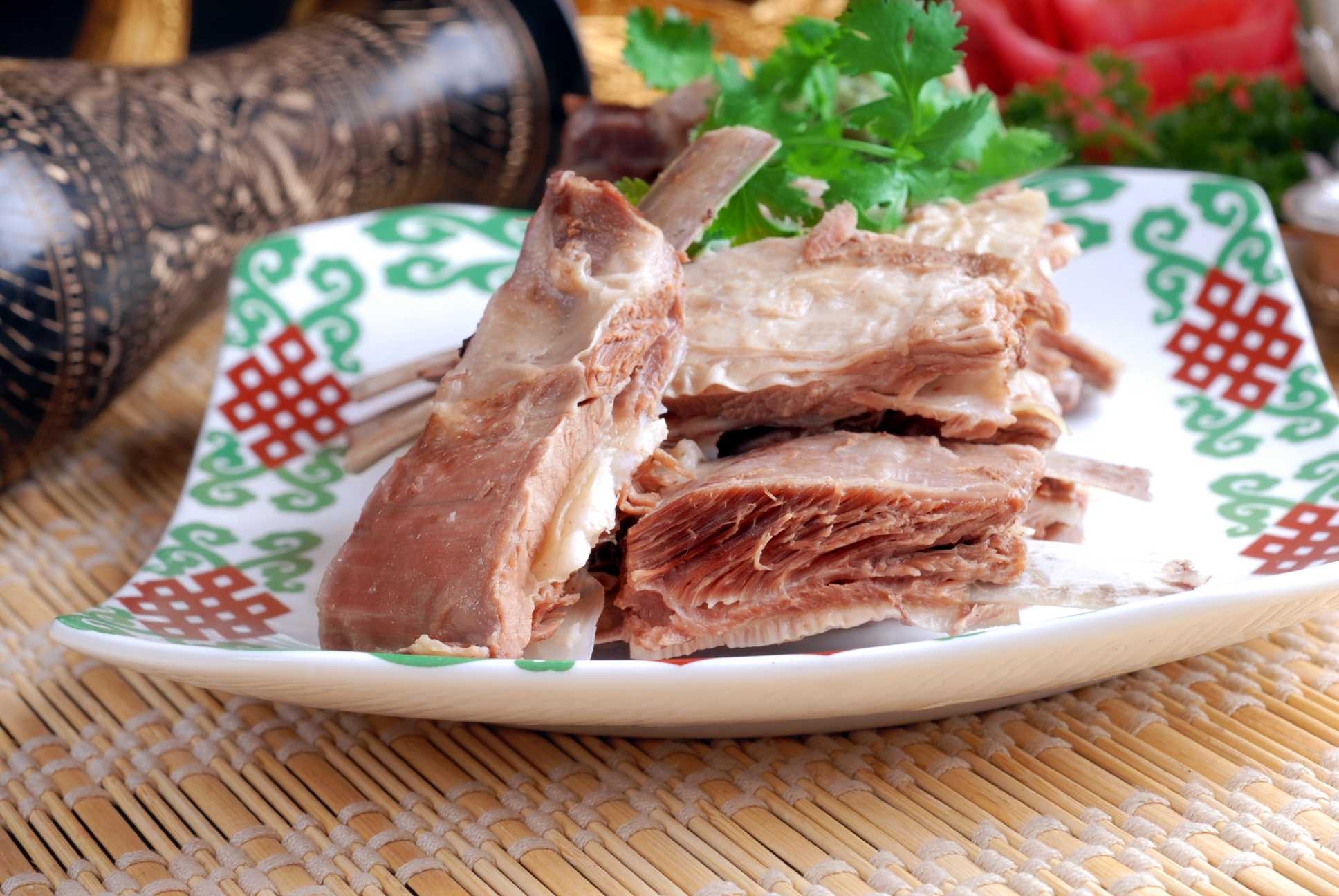 餐饮美食川菜若尔盖手抓肉高清图片