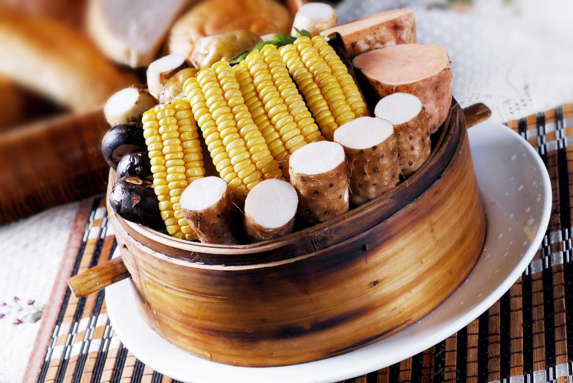 餐饮美食田园大丰收高清图片