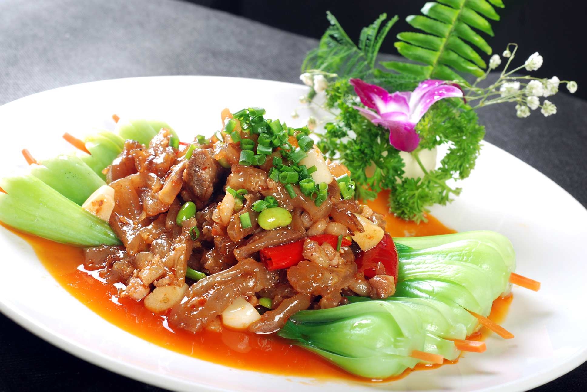 高清图片餐饮美食川菜菜胆扒蹄筋高清图片25