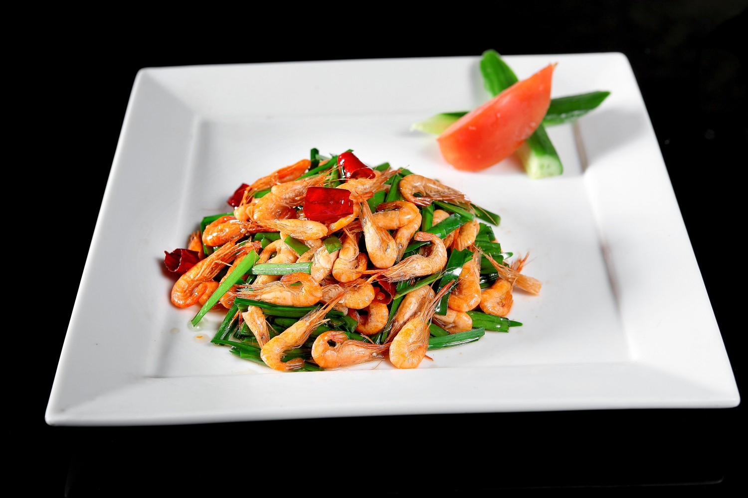 餐饮美食川菜邛海河虾高清图片