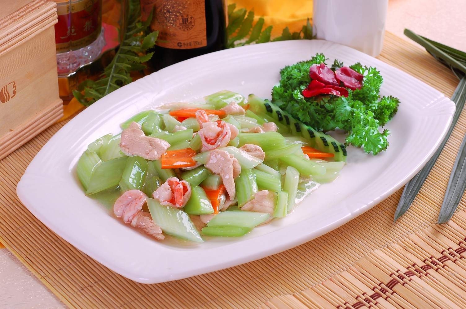 餐饮美食川式小炒皇宣传图片灯箱