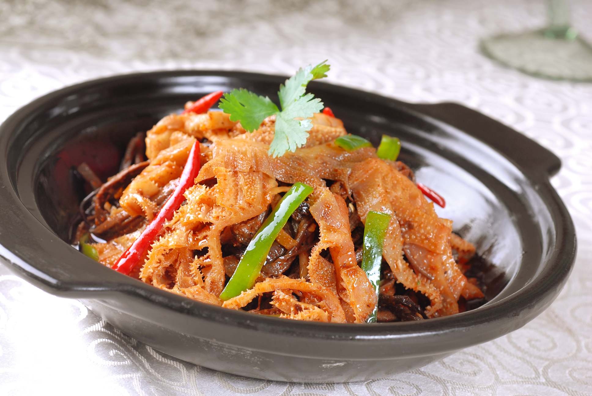 餐饮美食热—特色千层肚宣传图片灯箱