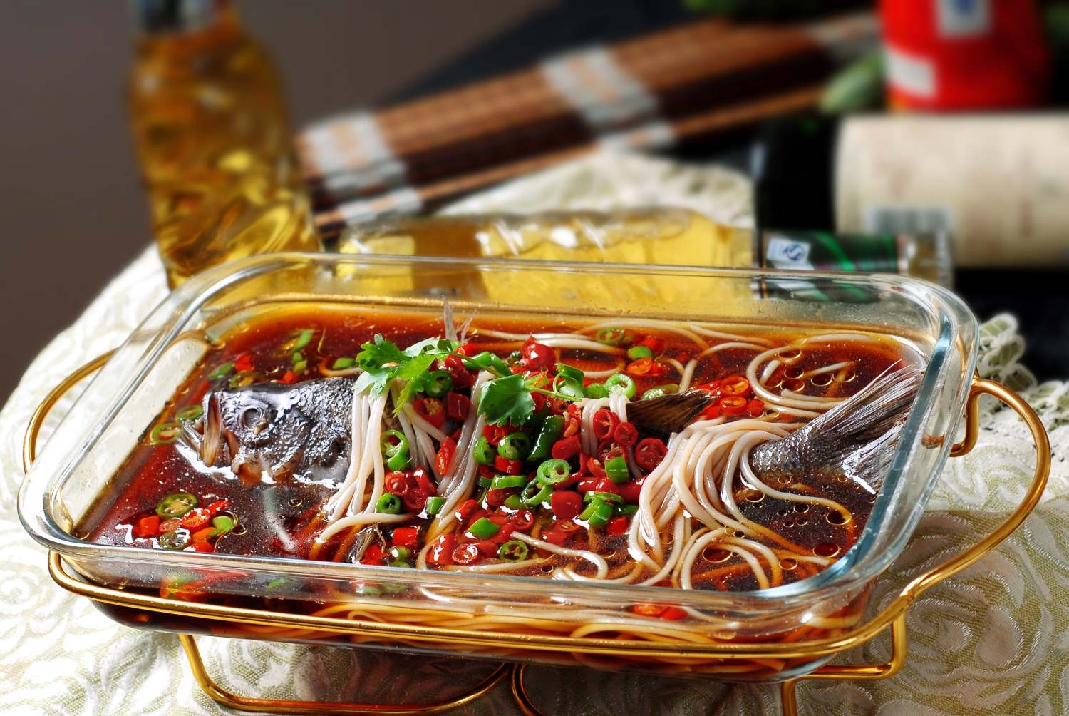 高清图片餐饮美食川菜热特醋香鱼高清图片